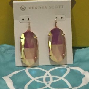 NWT Kendra Scott Esme Dichroic in Rose Gold